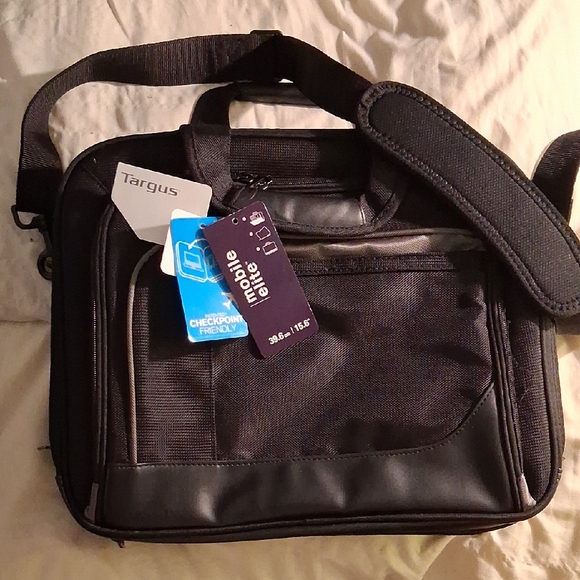Targus Black Laptop Bag with Gray Accents